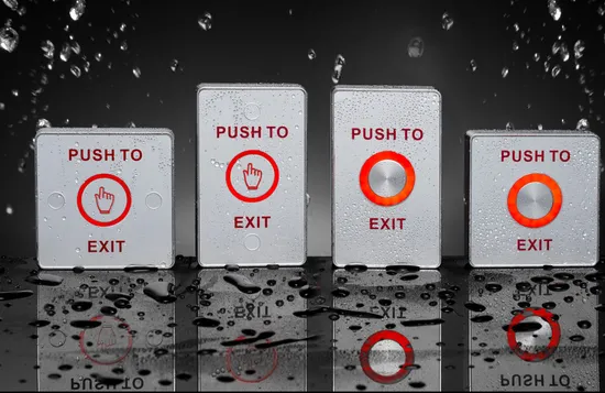 Waterproof IP68 Hollow Frame Push Touch Release Door Exit Button (SBW35)