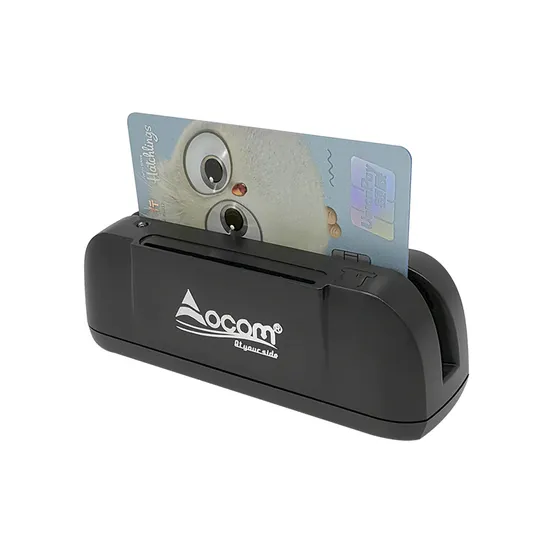 2in1 USB 3 Tracks Multi Msr IC Chip Combined Card Reader Writer