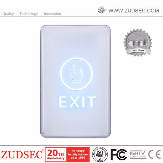 Touch Screen Door Release Button for Access Control
