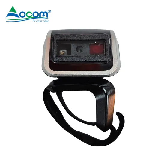 New Arriving Industrial Portable Wireless 1d 2D Finger Barcode Scanner Qr Code Ring Barcod Reader