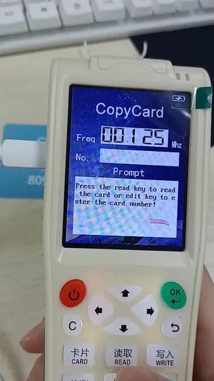 125kHz ID/IC Contactless Card RFID Reader with Display 