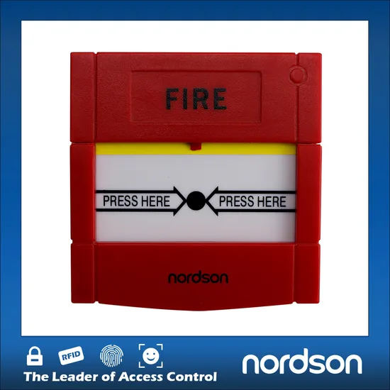 Colorful Break Glass Fire Emergency Door Release Button with Cover 