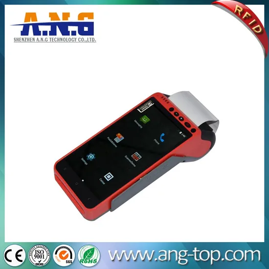 4G Wireless Eft POS Terminal Android7 Mobile POS Machine 58mm Printer Magnetic Card NFC Card Contact IC Card 3in1 Handheld Reader for Retail or Bus 