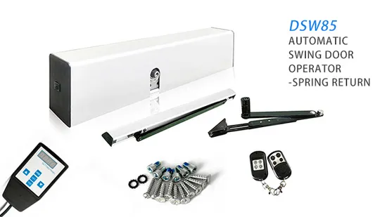 Factory Price Dsw85 Interior Remote Control Electric Automatic Swing Door Operator with Spring Return 