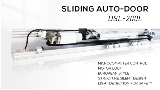 European 200L Remote Control Interior Sensor Glass Sliding Door Automatic Door Operators 
