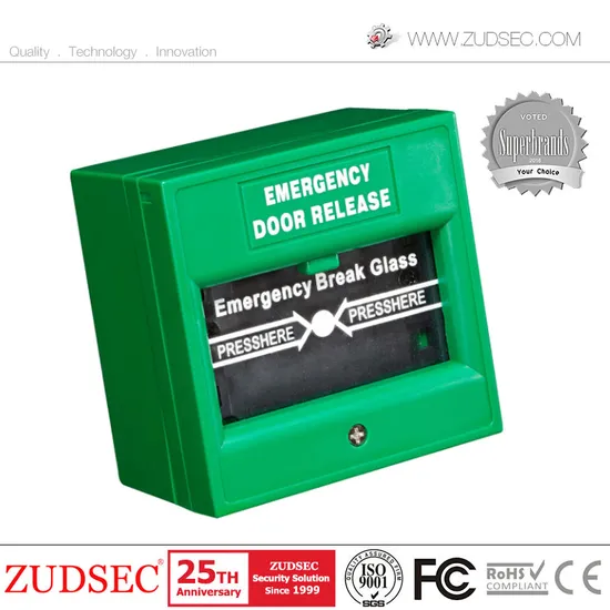 Green Door Release Emergency Exit Button for Access Control 