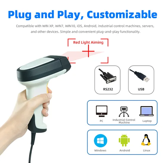 XT6201C XTIOT China Dpm Code Machine Readable Id Card Upc Code Usb Scanners Handheld Barcode Reader 
