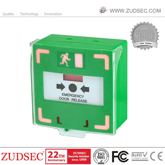Green/Red/Blue/Yellow/White 5 Colors Optional Door Release Alarm Glass Break Panic Emergency Button 