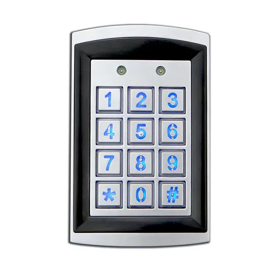 IP 65 Touch Keypad Metal Standalone Access Control for Door Lock 